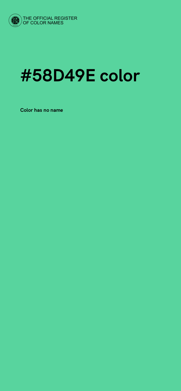 #58D49E color image