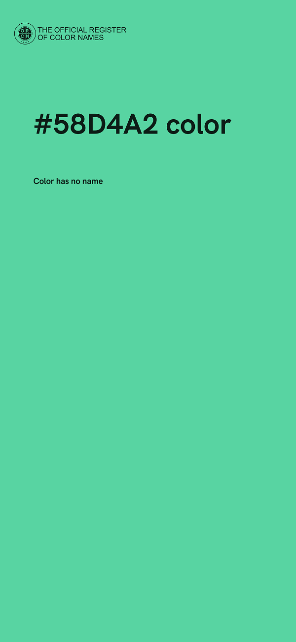 #58D4A2 color image