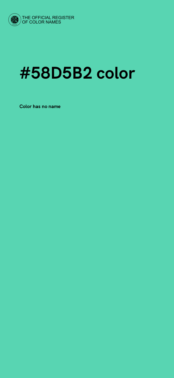 #58D5B2 color image