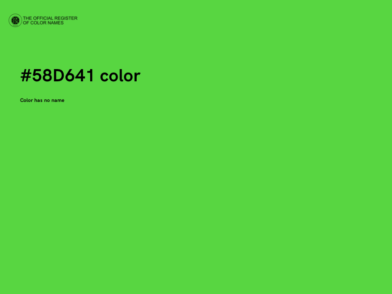#58D641 color image