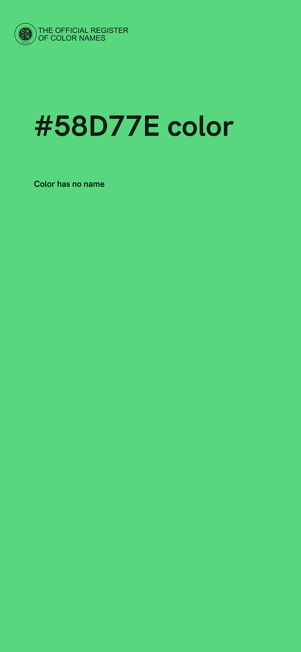 #58D77E color image