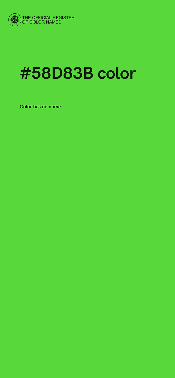 #58D83B color image