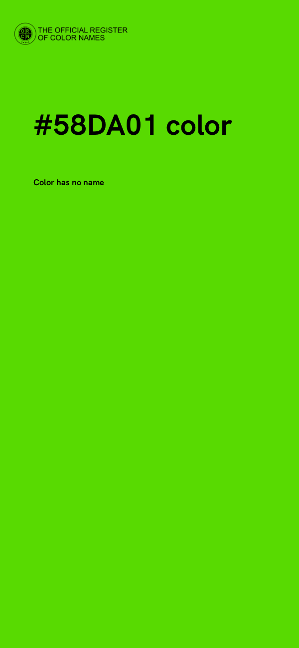 #58DA01 color image