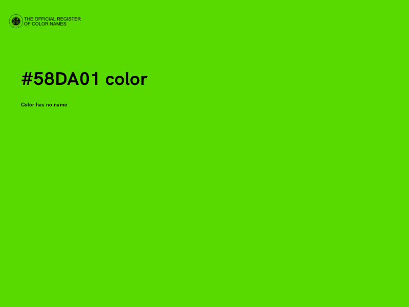 #58DA01 color image