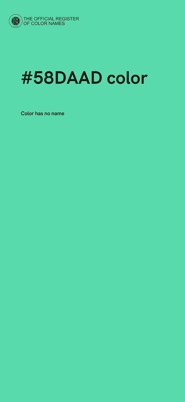 #58DAAD color image