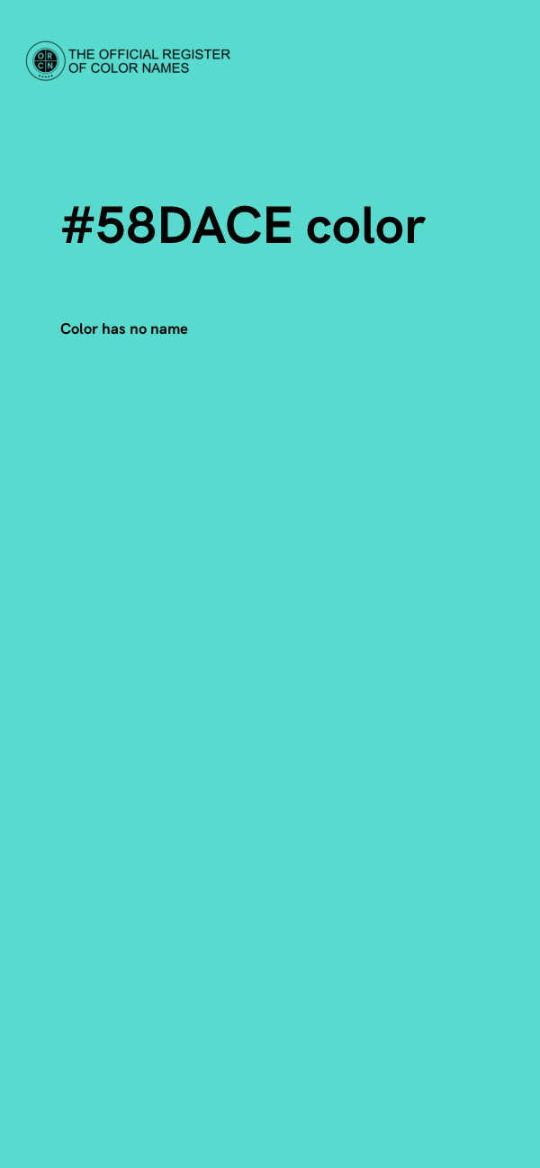 #58DACE color image