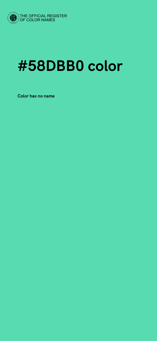 #58DBB0 color image