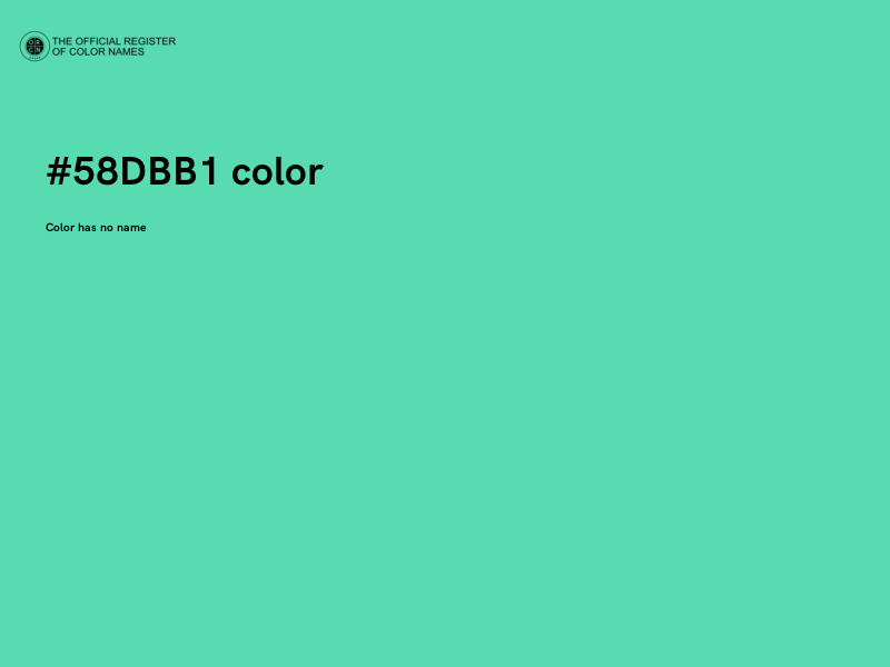 #58DBB1 color image