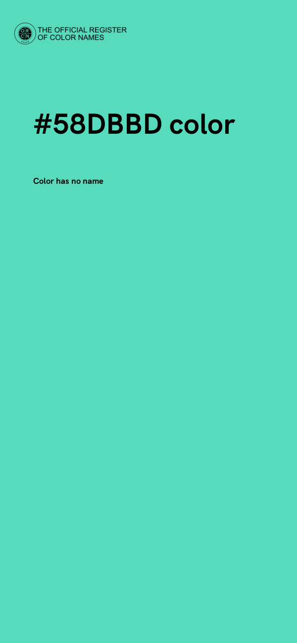 #58DBBD color image