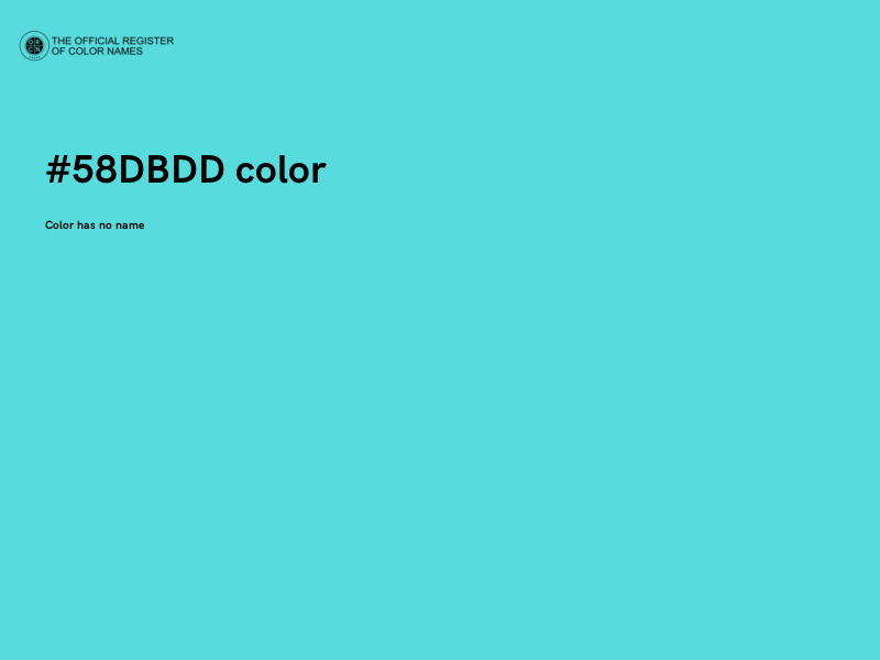 #58DBDD color image