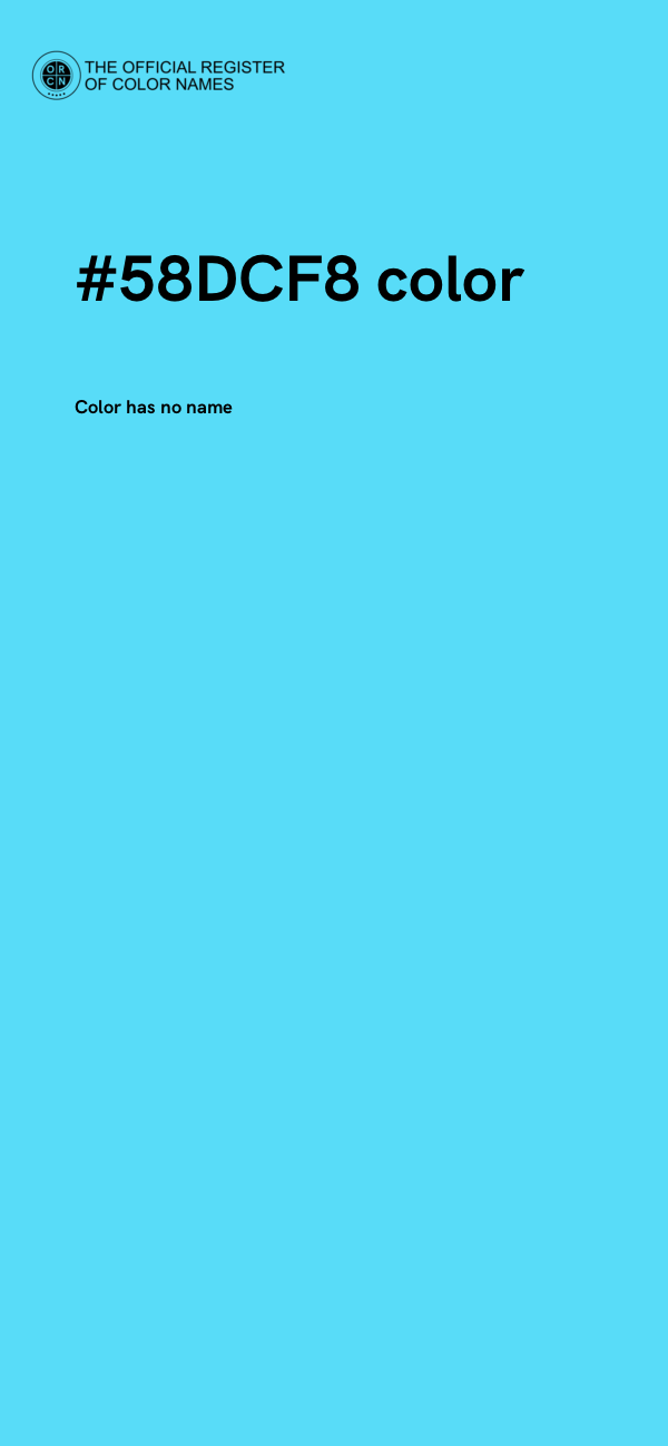 #58DCF8 color image