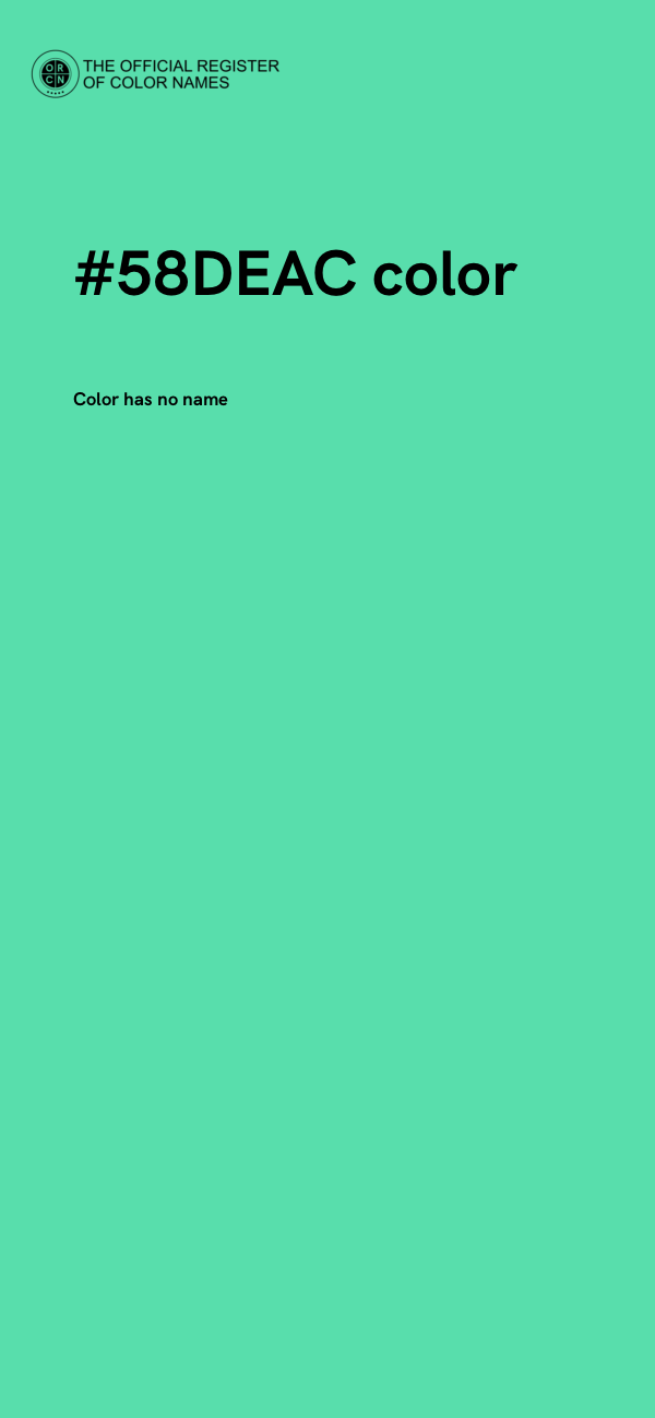 #58DEAC color image