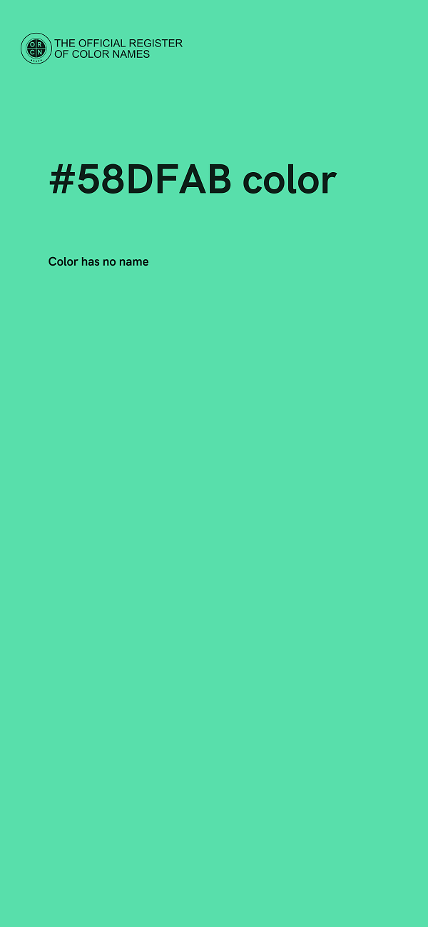 #58DFAB color image