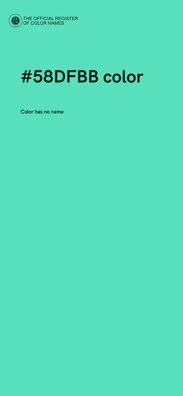 #58DFBB color image