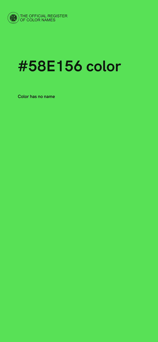 #58E156 color image