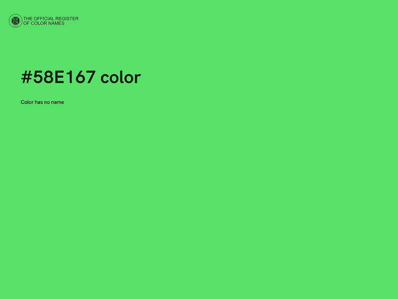 #58E167 color image