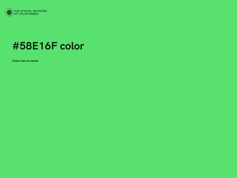 #58E16F color image