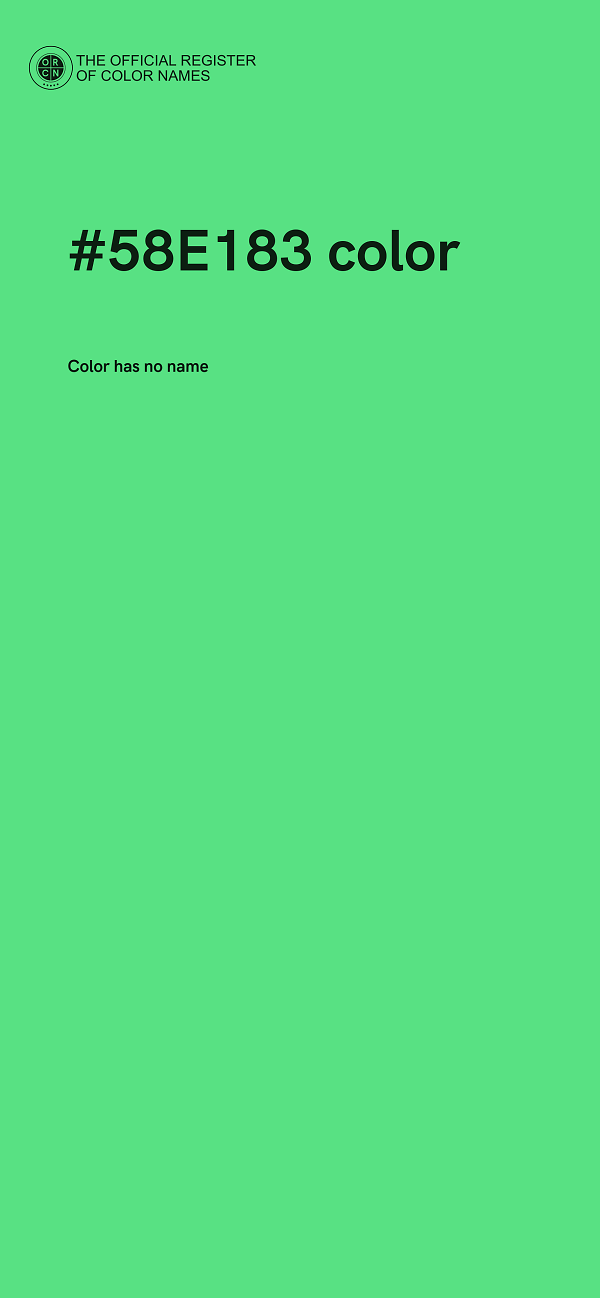 #58E183 color image