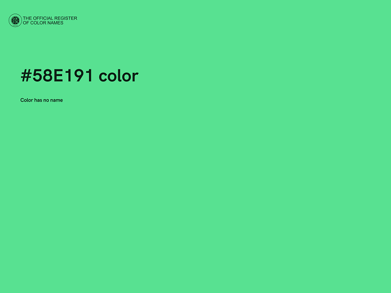 #58E191 color image