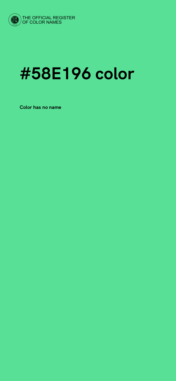 #58E196 color image