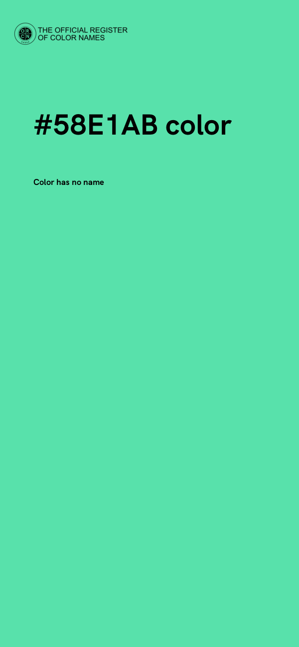 #58E1AB color image