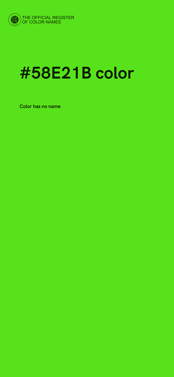 #58E21B color image