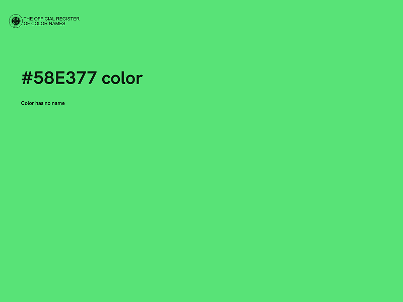 #58E377 color image