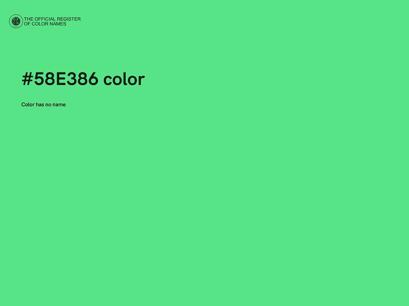 #58E386 color image