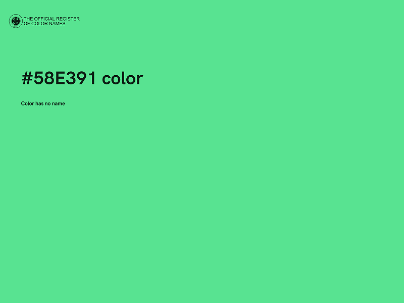 #58E391 color image