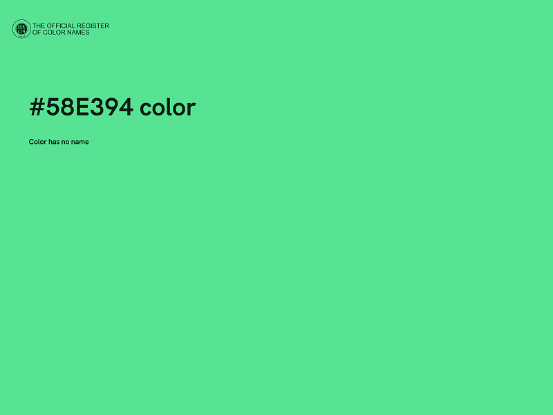 #58E394 color image