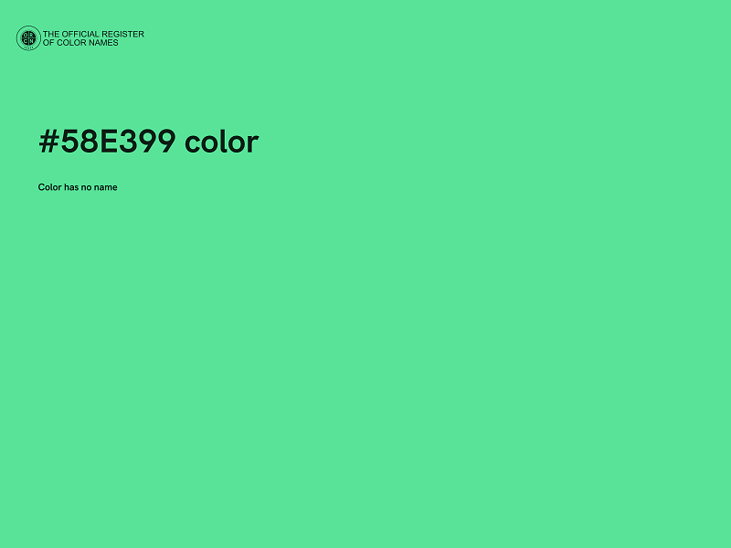 #58E399 color image