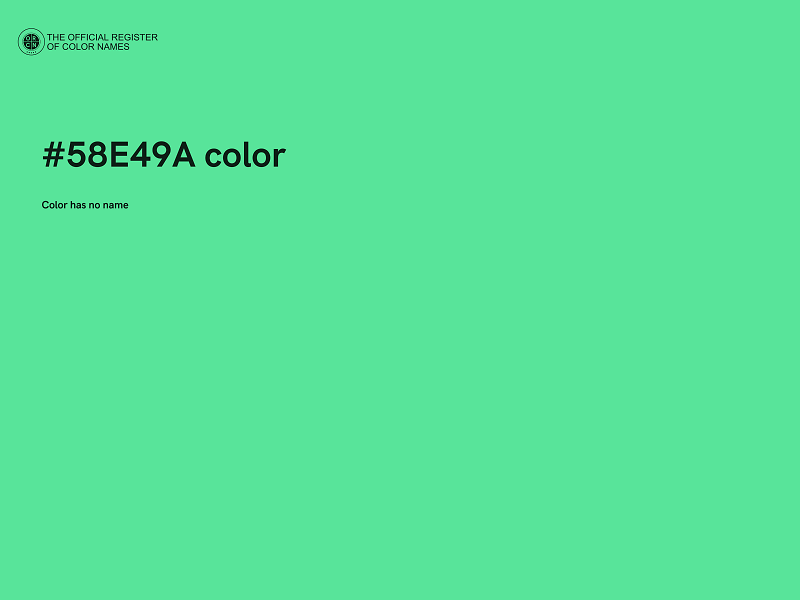 #58E49A color image