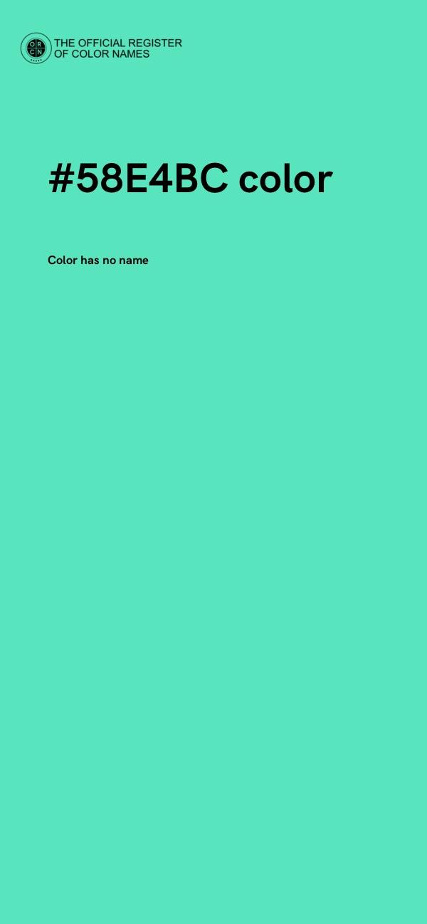 #58E4BC color image