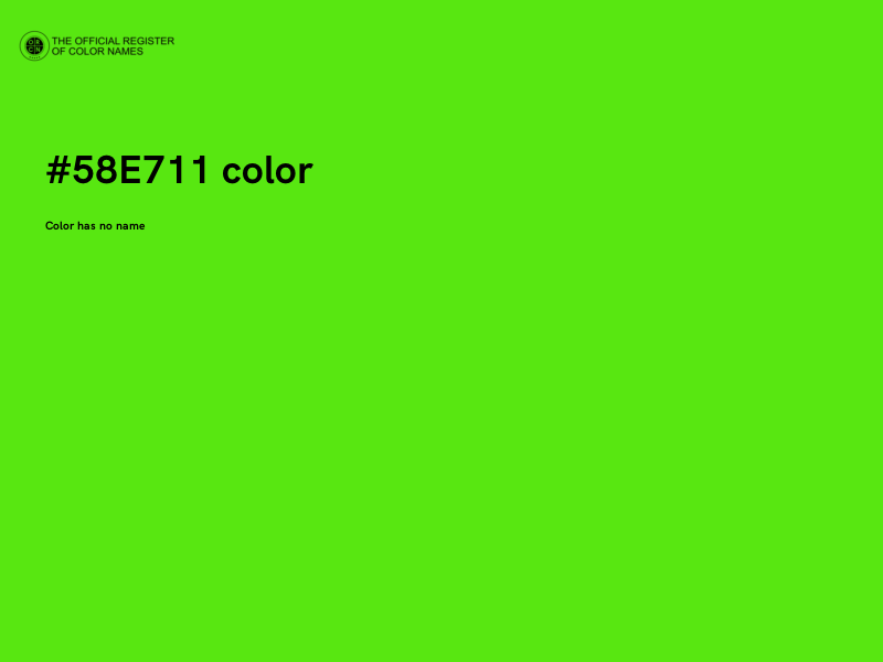 #58E711 color image