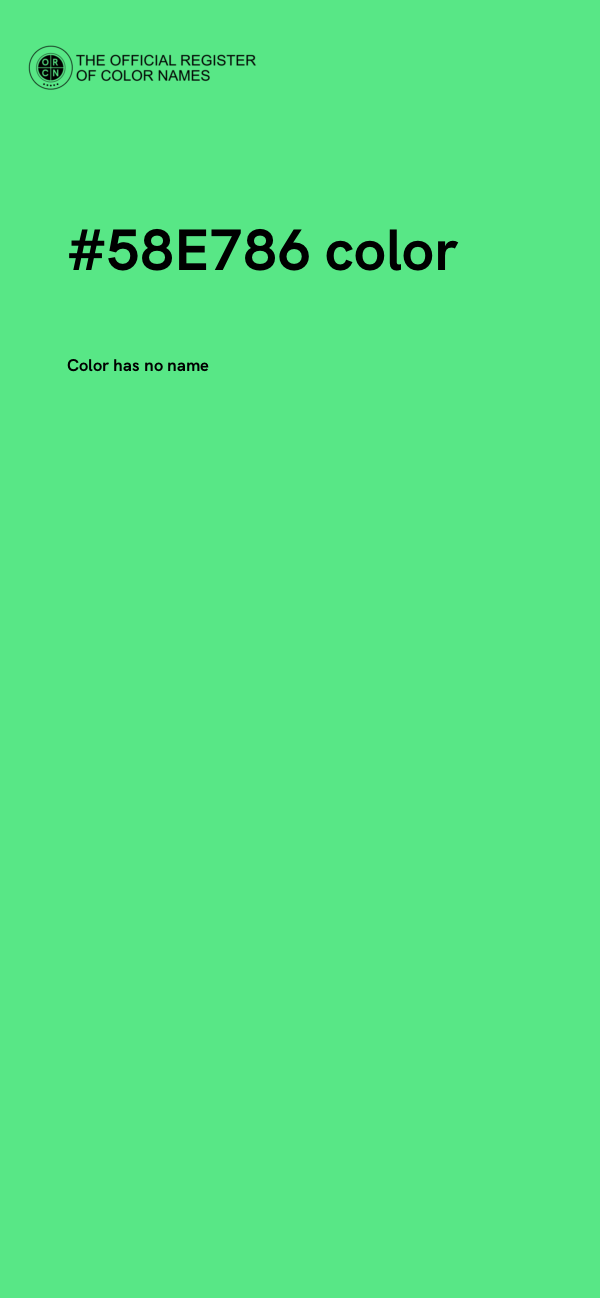 #58E786 color image