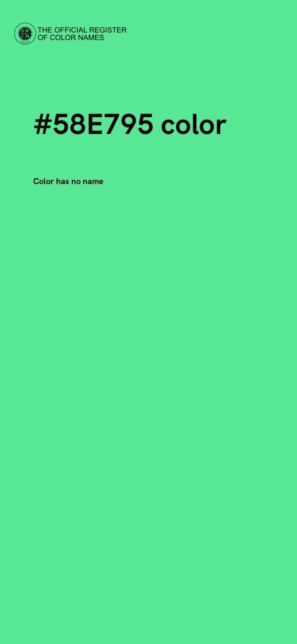 #58E795 color image