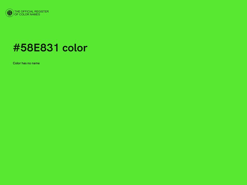 #58E831 color image