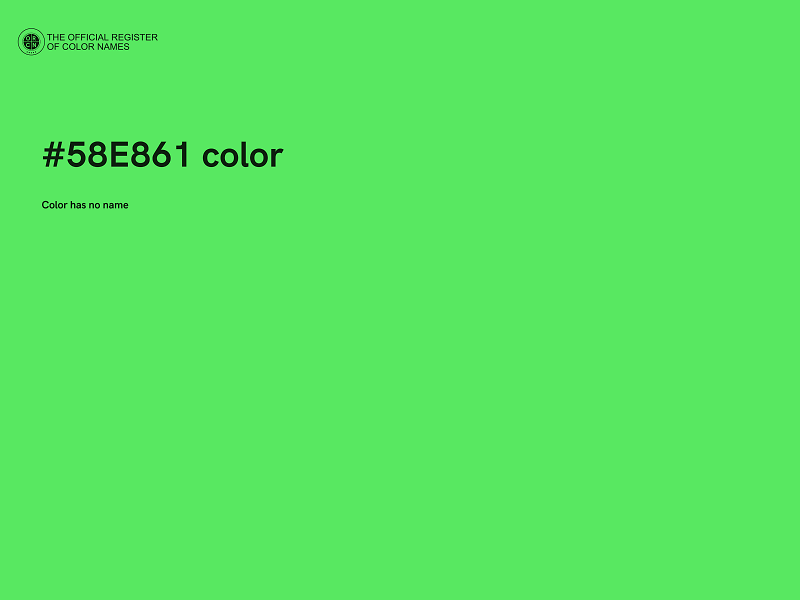 #58E861 color image