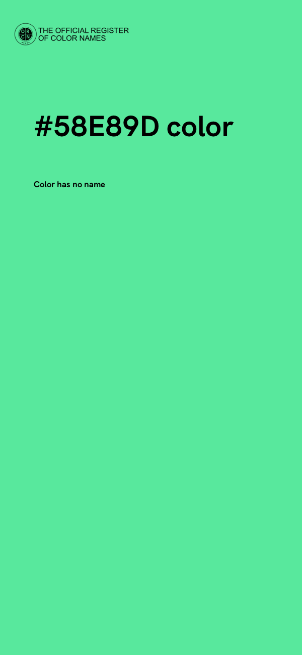 #58E89D color image