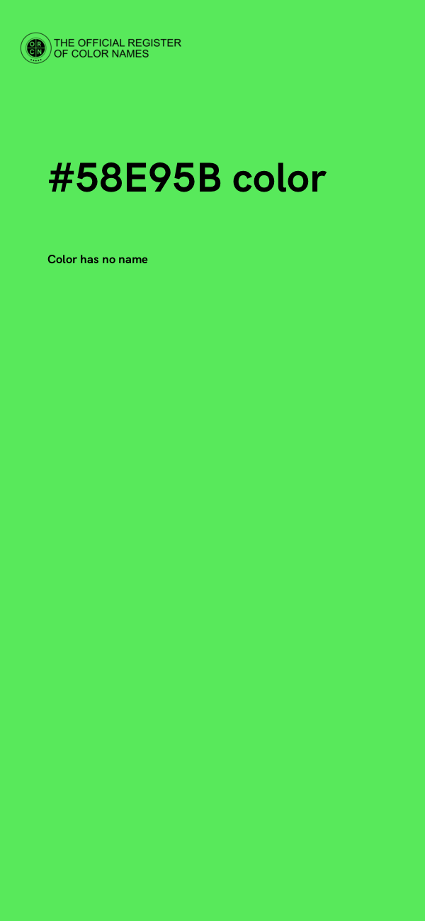 #58E95B color image