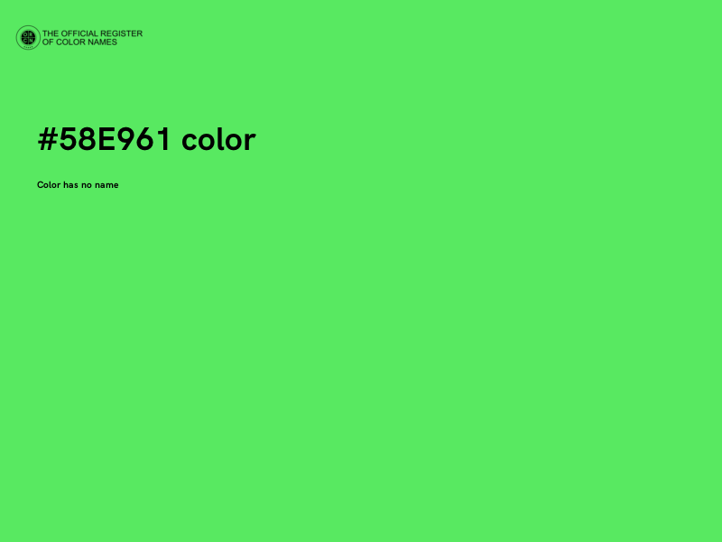 #58E961 color image