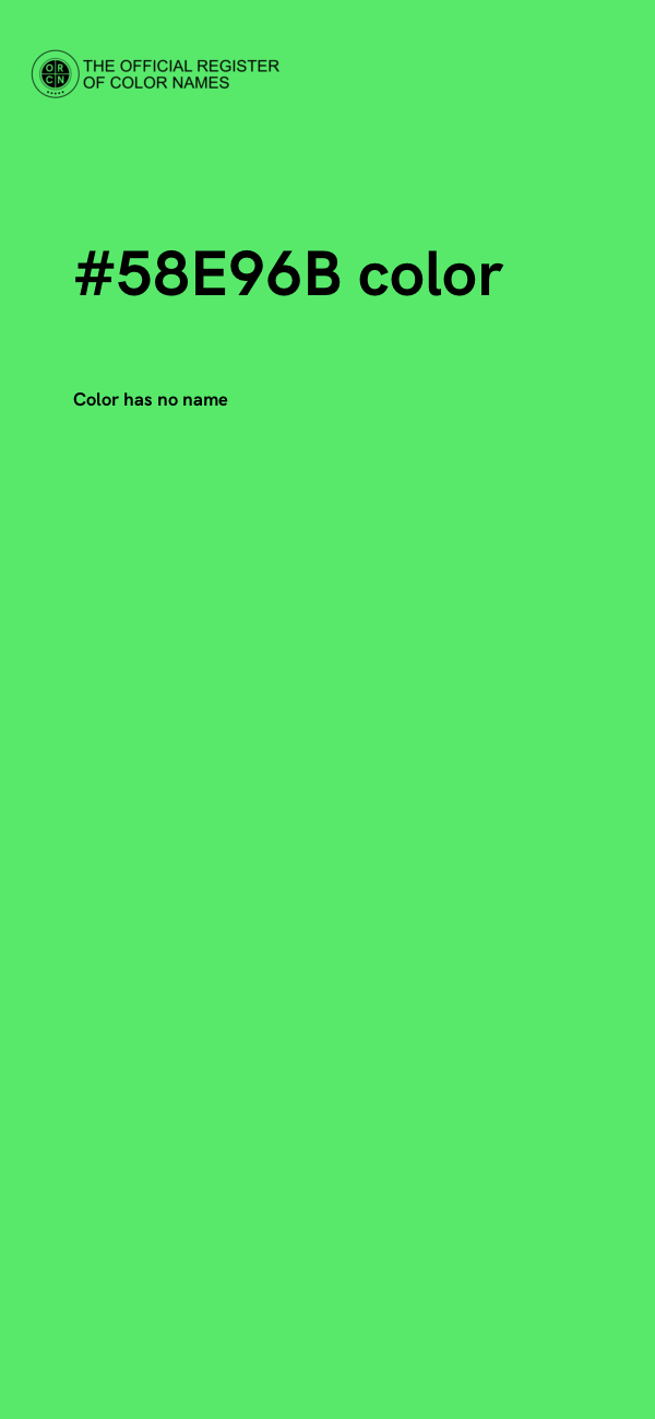 #58E96B color image