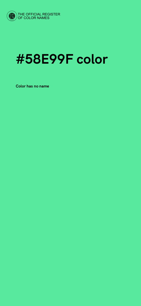 #58E99F color image