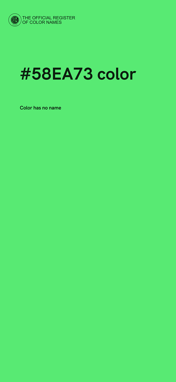 #58EA73 color image