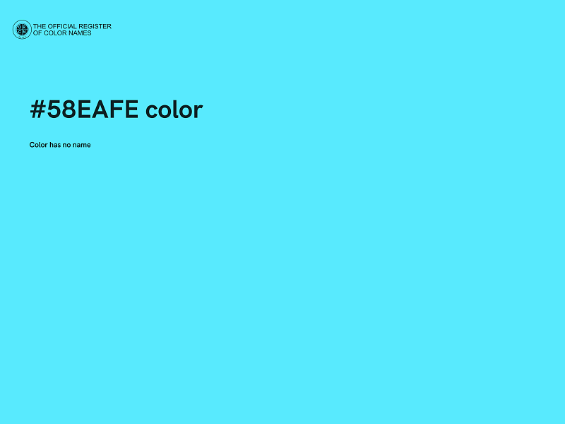 #58EAFE color image