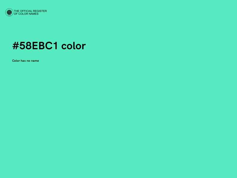 #58EBC1 color image