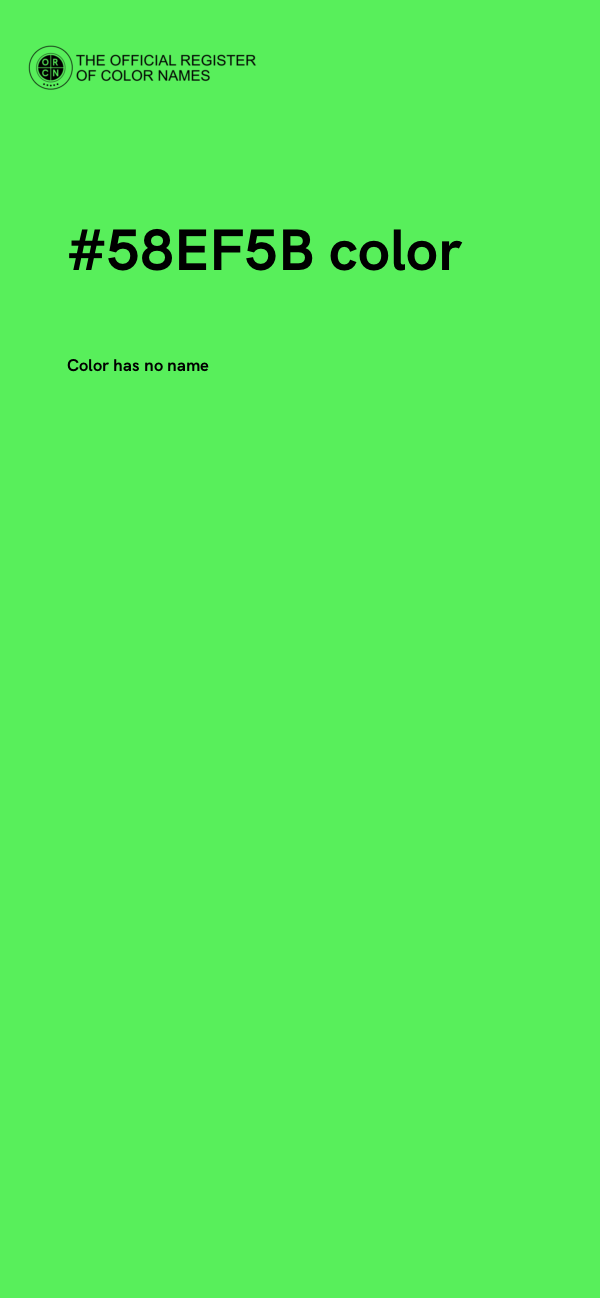 #58EF5B color image