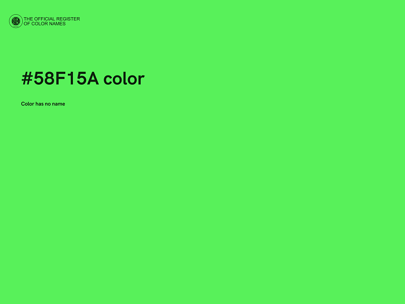 #58F15A color image