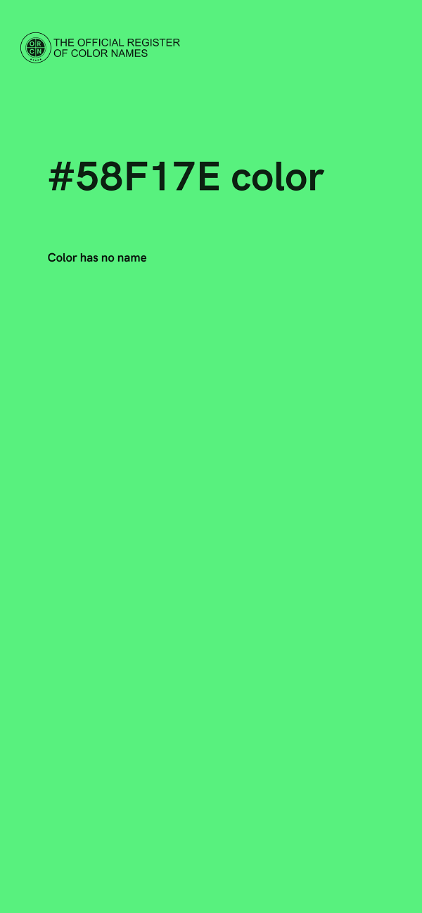 #58F17E color image