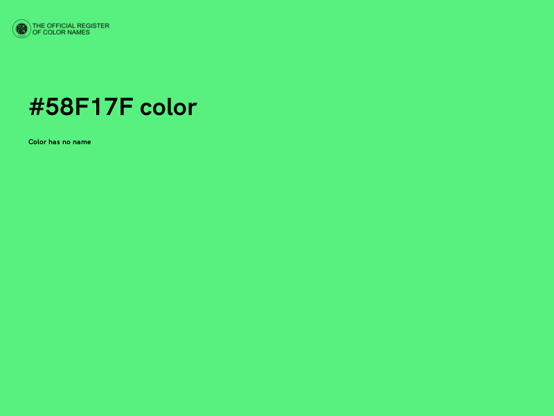 #58F17F color image